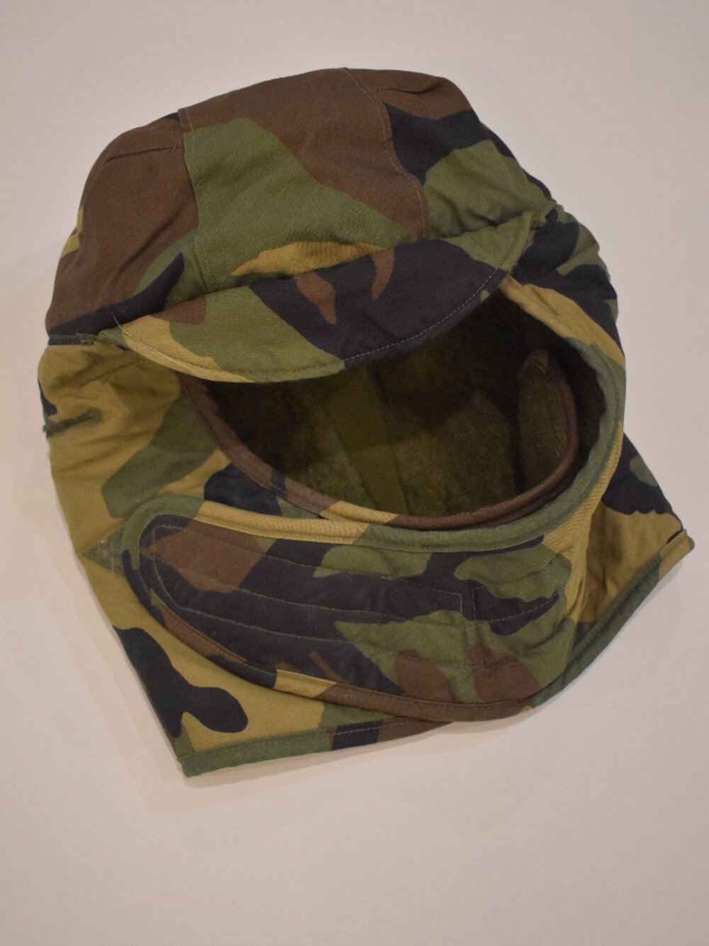 Camo Military Trapper Hat Cold Weather Insulated Ear Flaps Hunting Style One Sz
